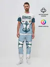 Мужская пижама с брюками / ТЕЛЬНЯШКА ВМФ РОССИИ