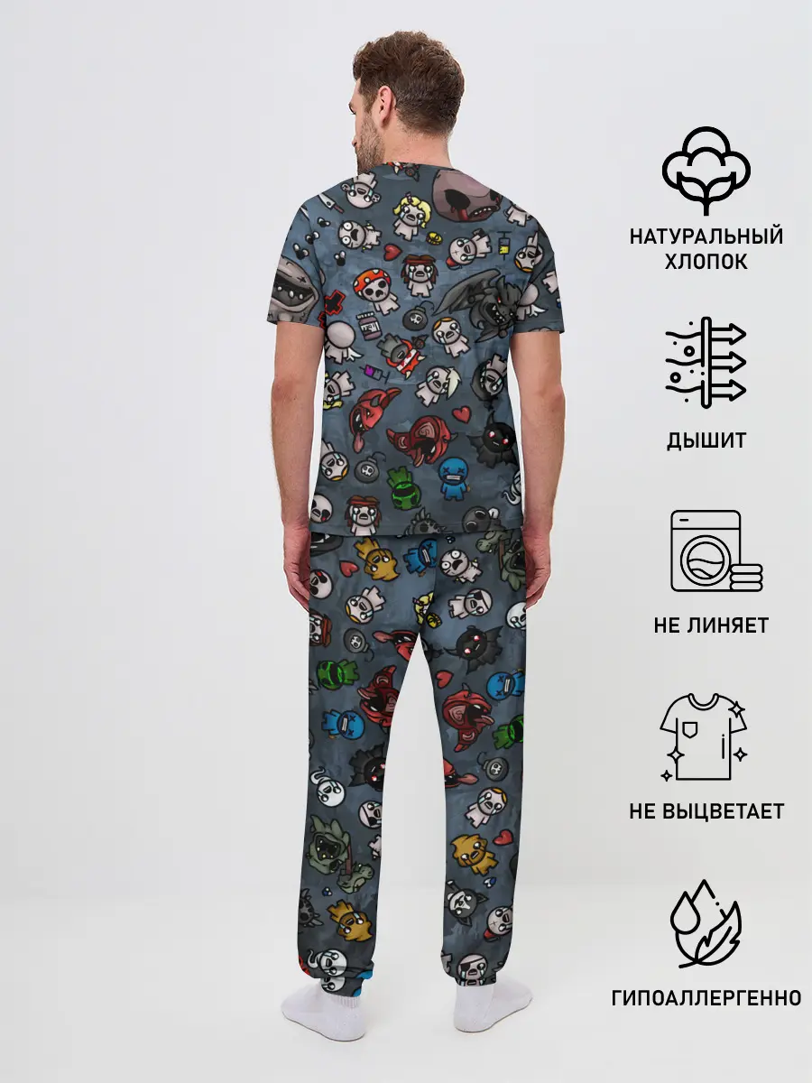 Мужская пижама с брюками / Узор Исаака