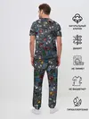 Мужская пижама с брюками / Узор Исаака