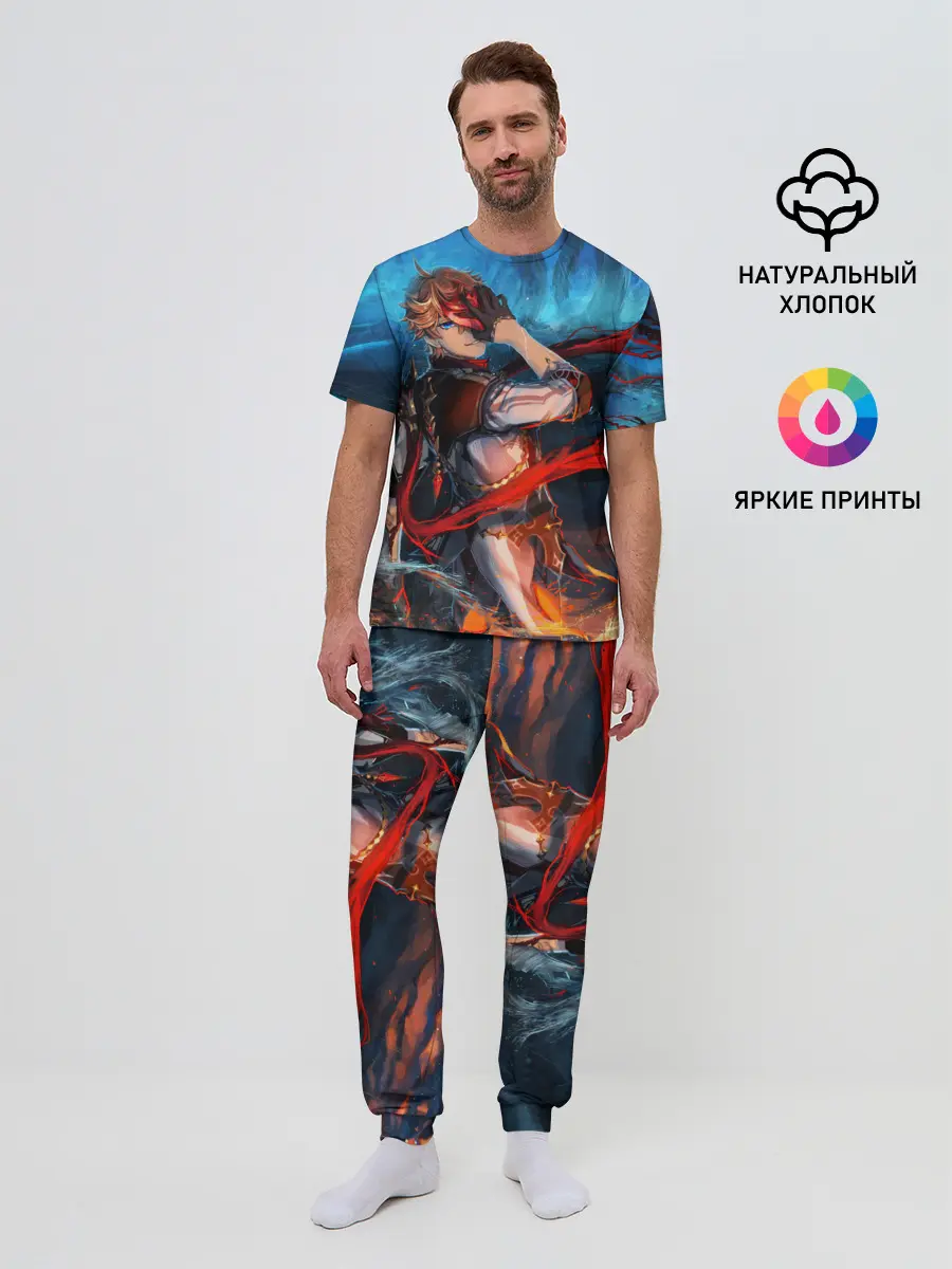 Мужская пижама с брюками / Tartaglia art