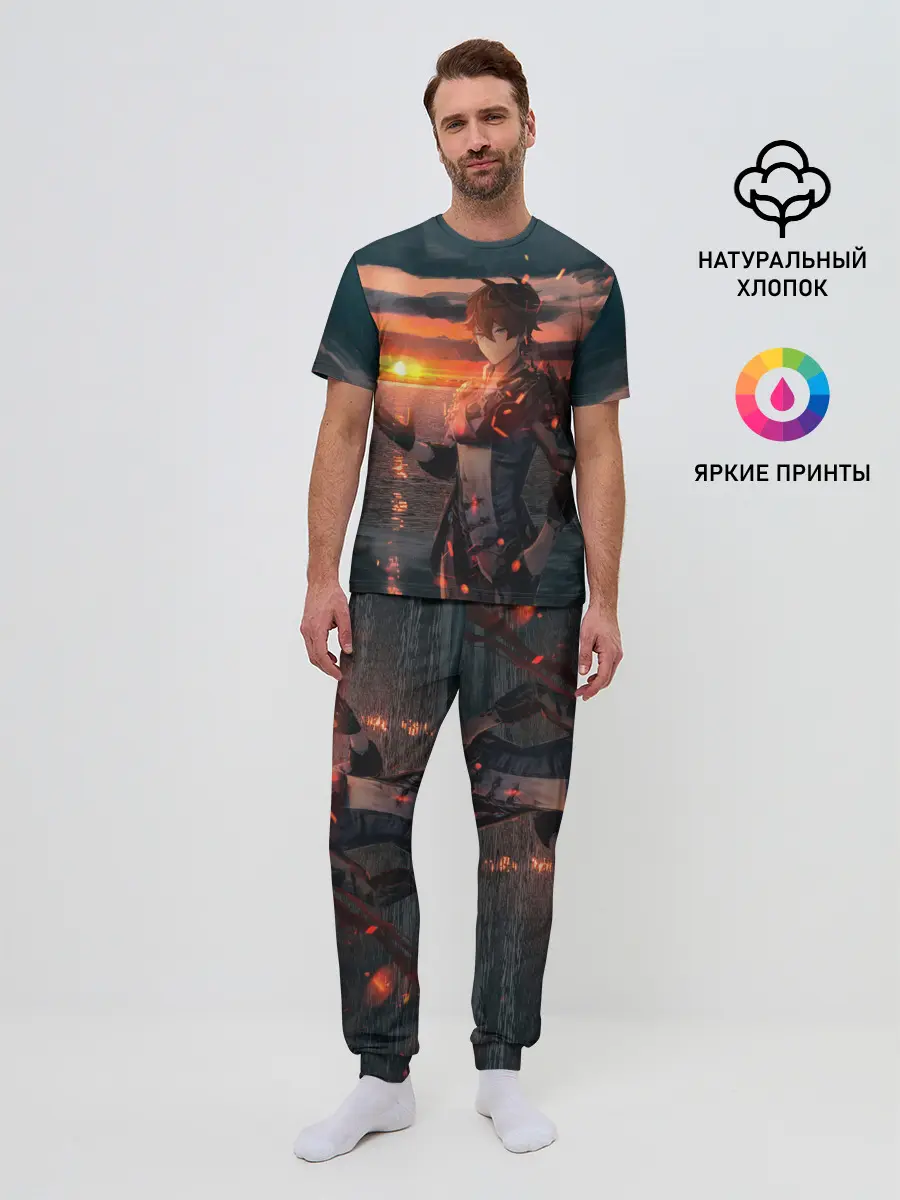 Мужская пижама с брюками / Tartaglia art