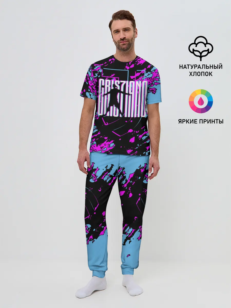 Мужская пижама с брюками / Криштиану Роналду