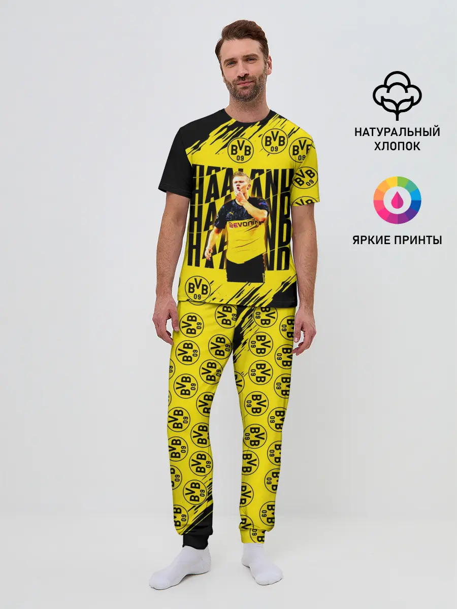 Мужская пижама с брюками / ЭРЛИНГ ХОЛАНД / ERLING HAALAND