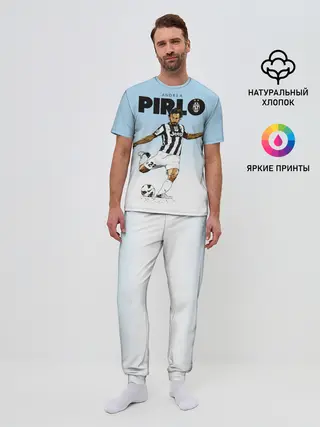 Мужская пижама с брюками / Андреа Пирло
