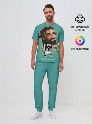 Мужская пижама с брюками / Андреа Пирло