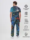 Мужская пижама с брюками / Морская черепаха