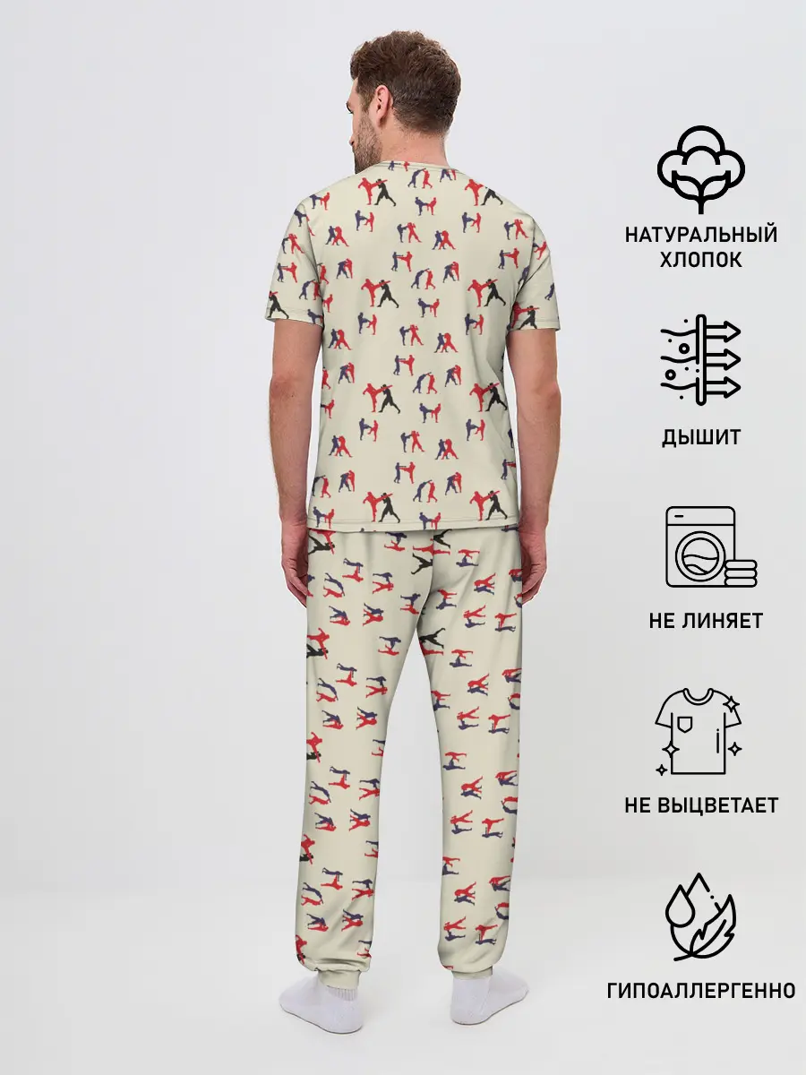 Мужская пижама с брюками / ММА