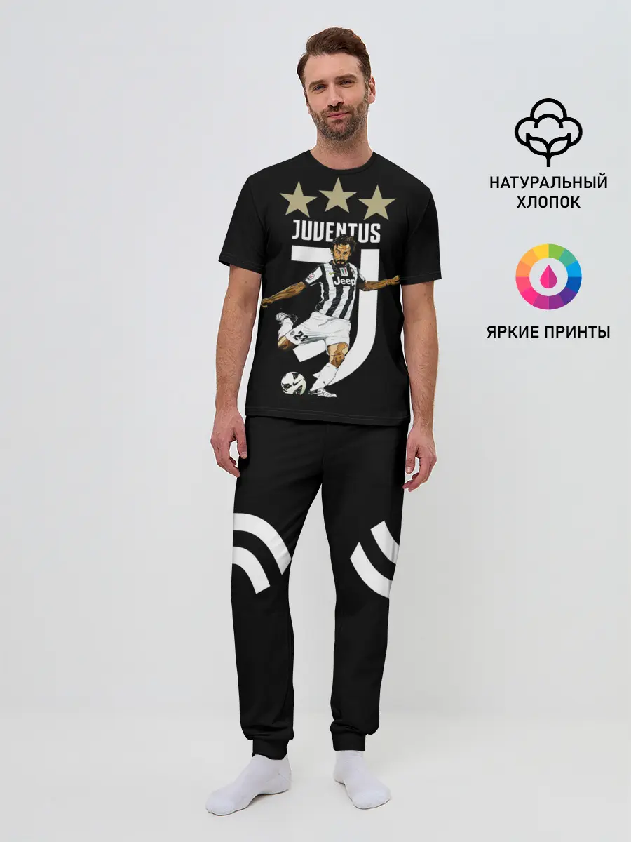 Мужская пижама с брюками / Андреа Пирло