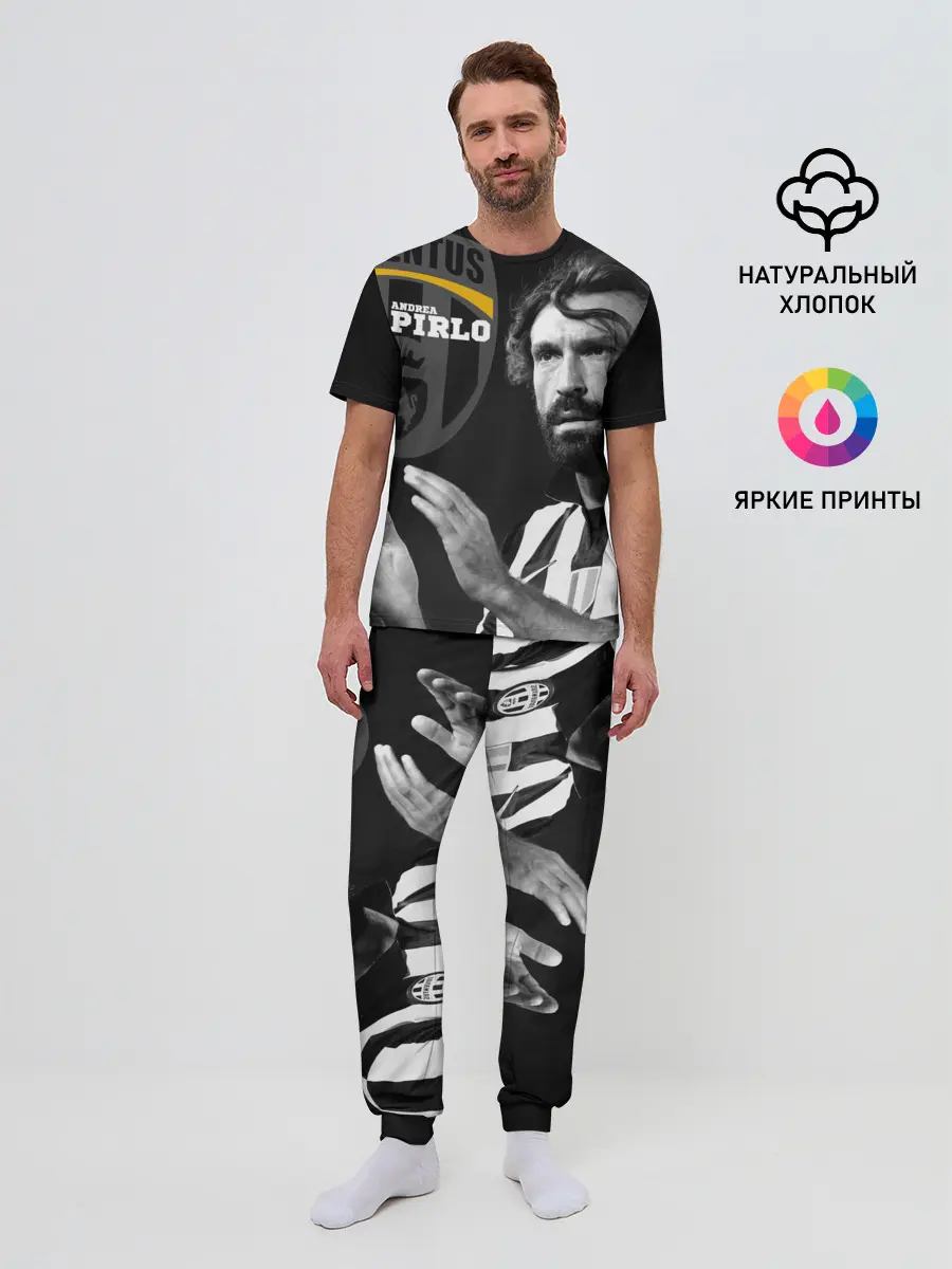 Мужская пижама с брюками / Андреа Пирло