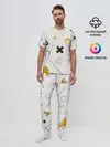 Мужская пижама с брюками / Геометрический узор