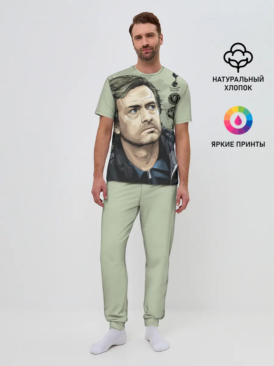 Мужская пижама с брюками / Жозе Моуринью