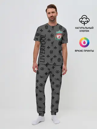 Мужская пижама с брюками / LIVERPOOL / ЛИВЕРПУЛЬ / LV