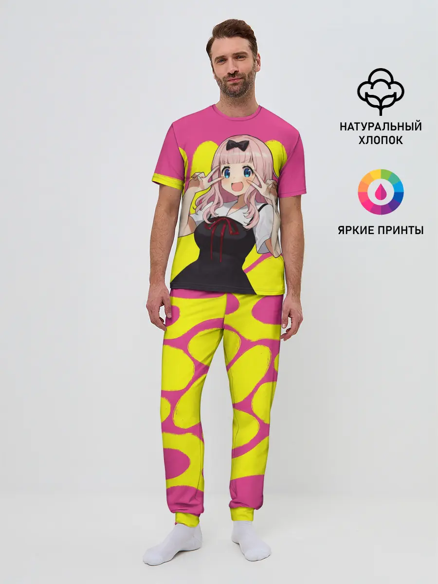 Мужская пижама с брюками / Chika