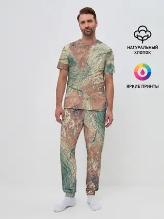 Мужская пижама с брюками / Снимок со СпуТника