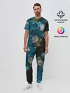 Мужская пижама с брюками / Медузы