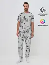 Мужская пижама с брюками / Медузы