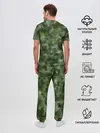 Мужская пижама с брюками / Canvas Green Camo
