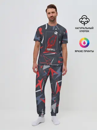 Мужская пижама с брюками / ФУТБОЛ
