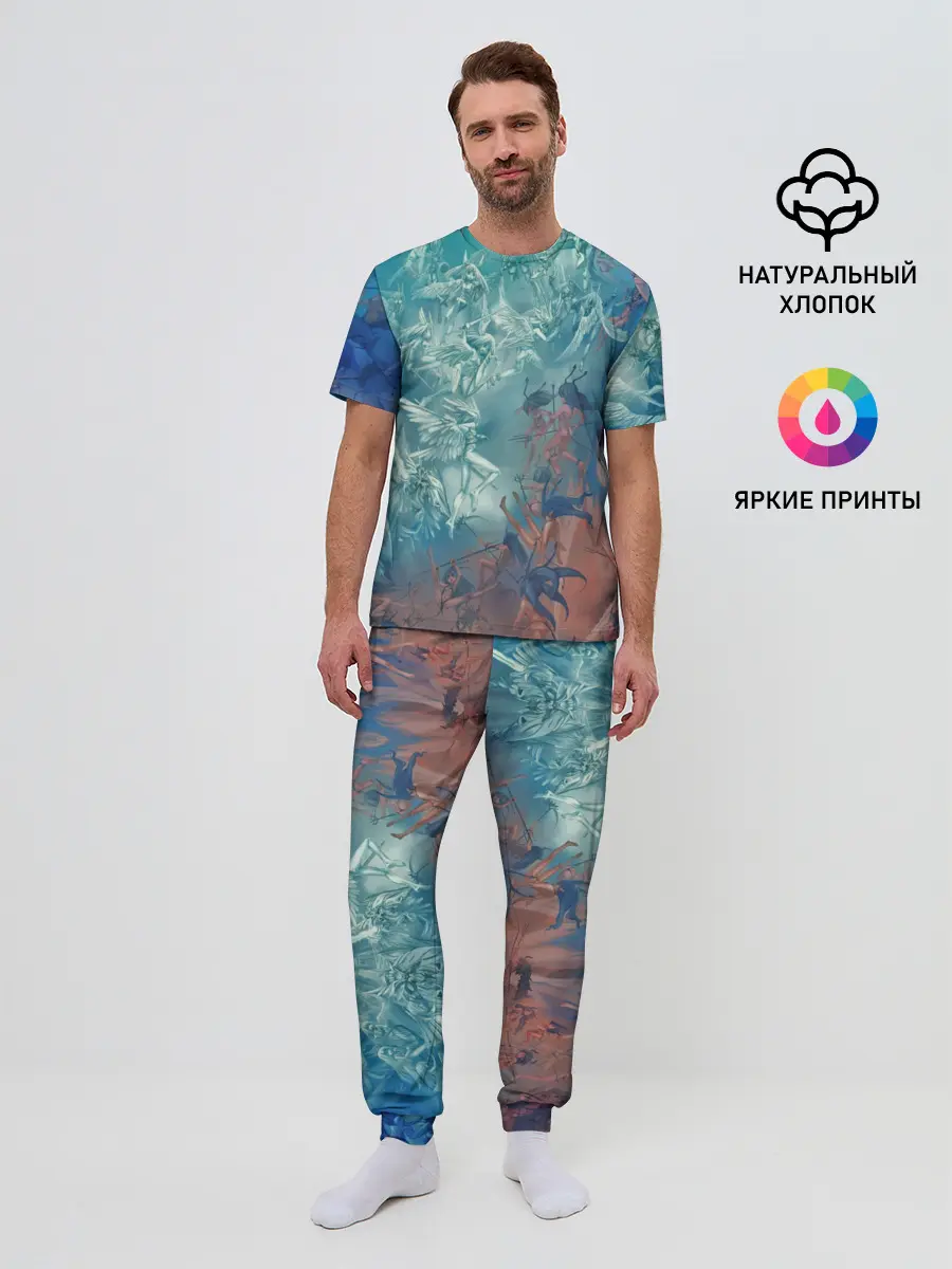 Мужская пижама с брюками / Ангелы и Демоны