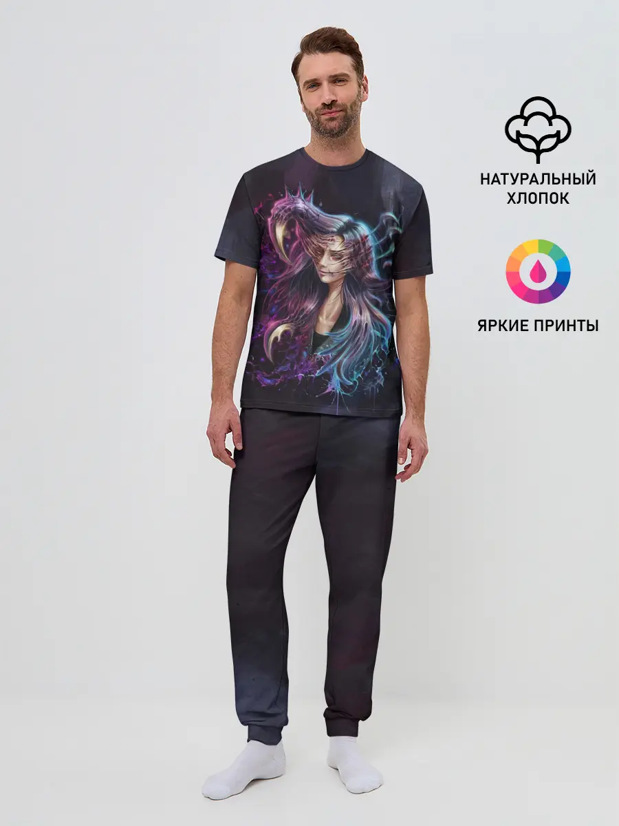 Мужская пижама с брюками / Reiko