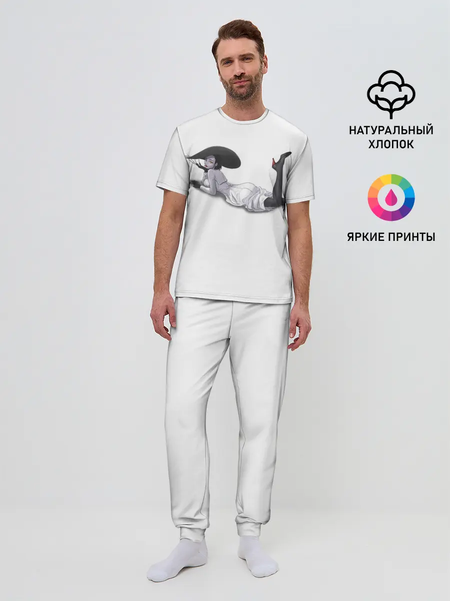 Мужская пижама с брюками / Tall Vampire Lady. RE