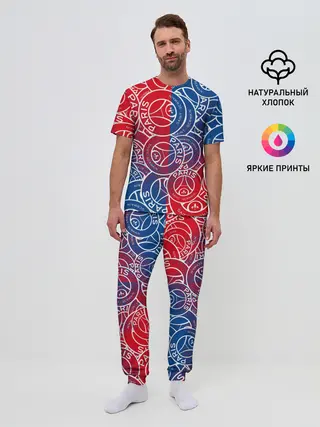 Мужская пижама с брюками / ФК ПСЖ / PARIS SAINT GERMAIN