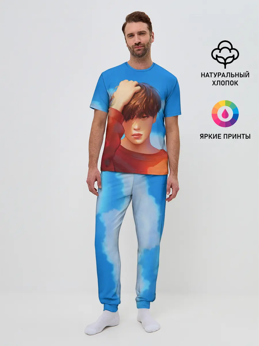 Мужская пижама с брюками / Park Jimin Art