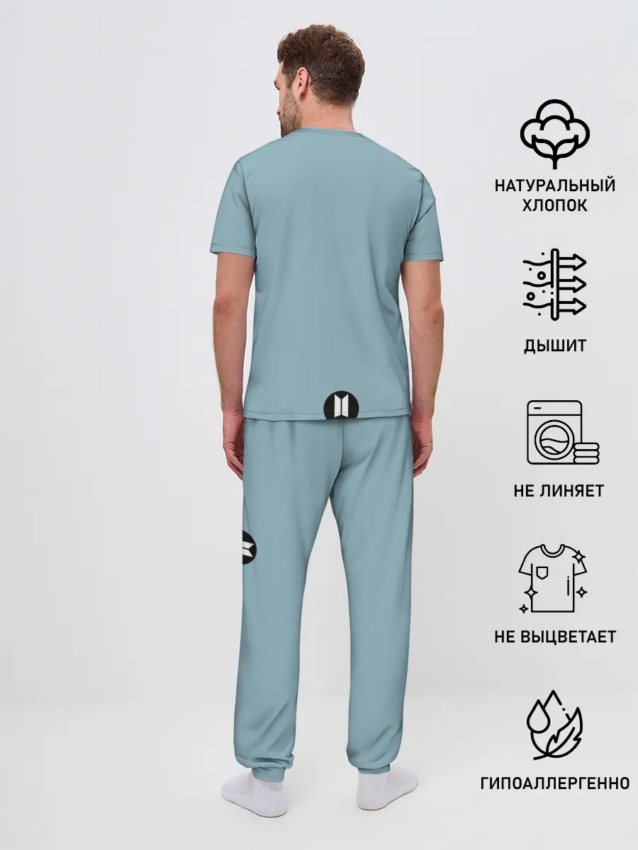 Мужская пижама с брюками / BTS in cup