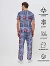 Мужская пижама с брюками / Индийский Орнамент