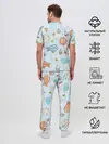 Мужская пижама с брюками / Детские рисунки