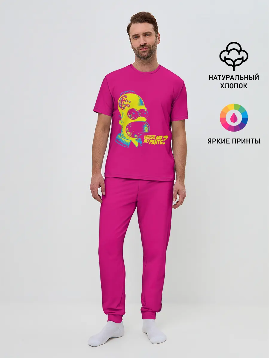 Мужская пижама с брюками / Acid Gomer