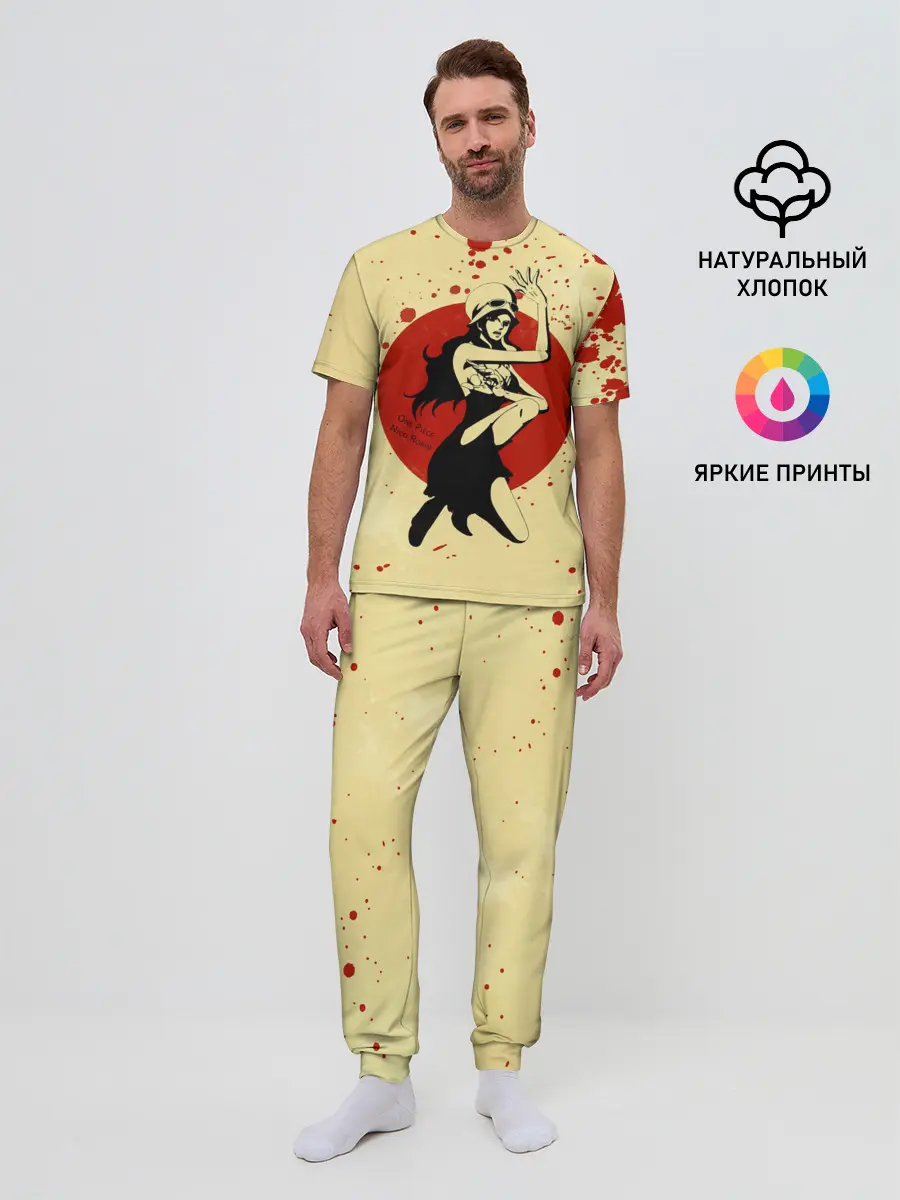 Мужская пижама с брюками / Нико Робин | One Piece