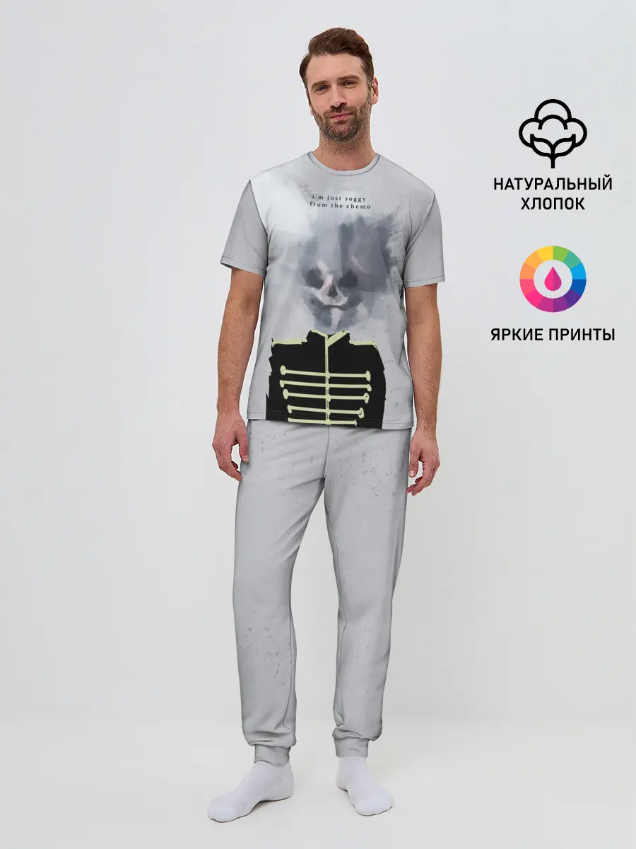 Мужская пижама с брюками / Black parade