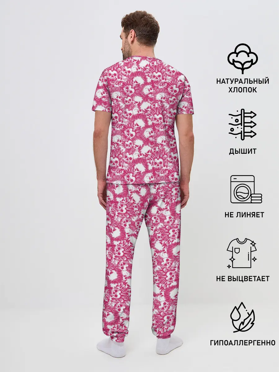 Мужская пижама с брюками / Punks not Dead