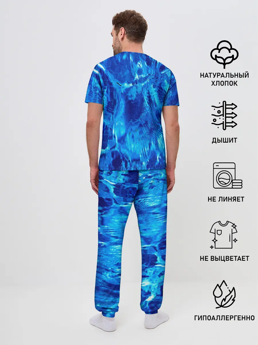 Мужская пижама с брюками / Жаркая Пустыня