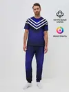 Мужская пижама с брюками / Sport blue style