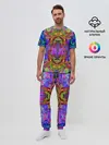 Мужская пижама с брюками / Психоделика / Абстракция