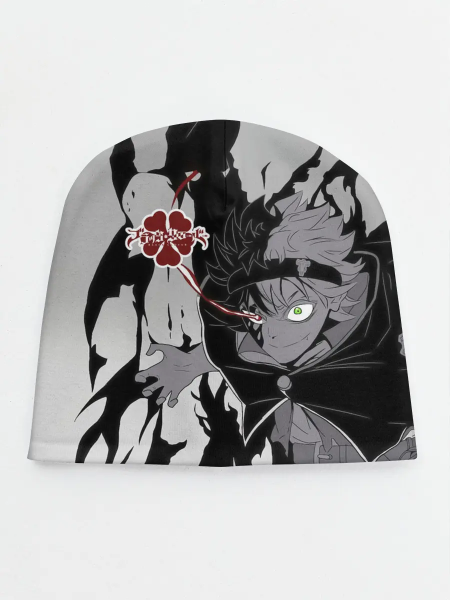 Детская шапка / Черный Аста демон Чёрный клевер