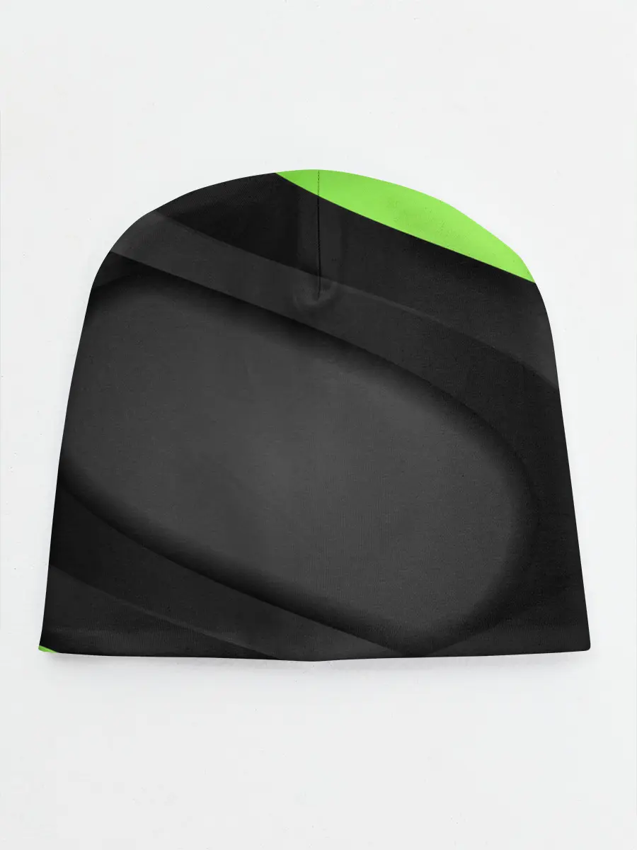 Детская шапка / Green / Black