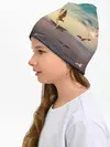 Детская шапка / Чайки на воде