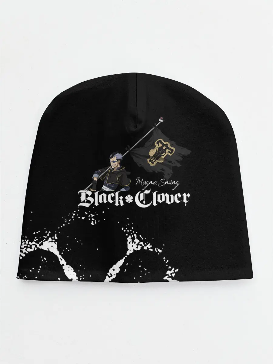 Детская шапка / Магна Свинг Чёрный клевер