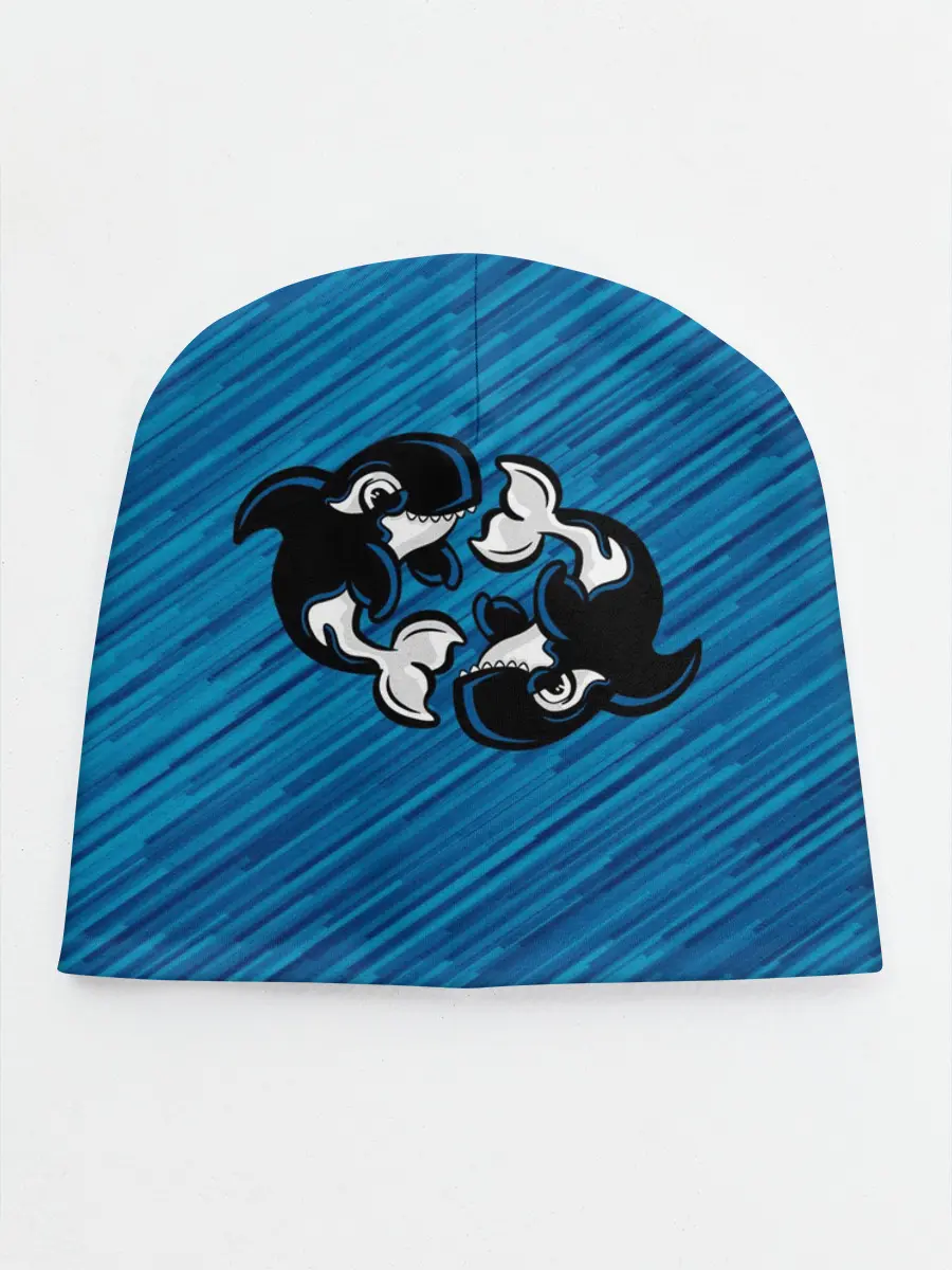 Детская шапка / Две косатки