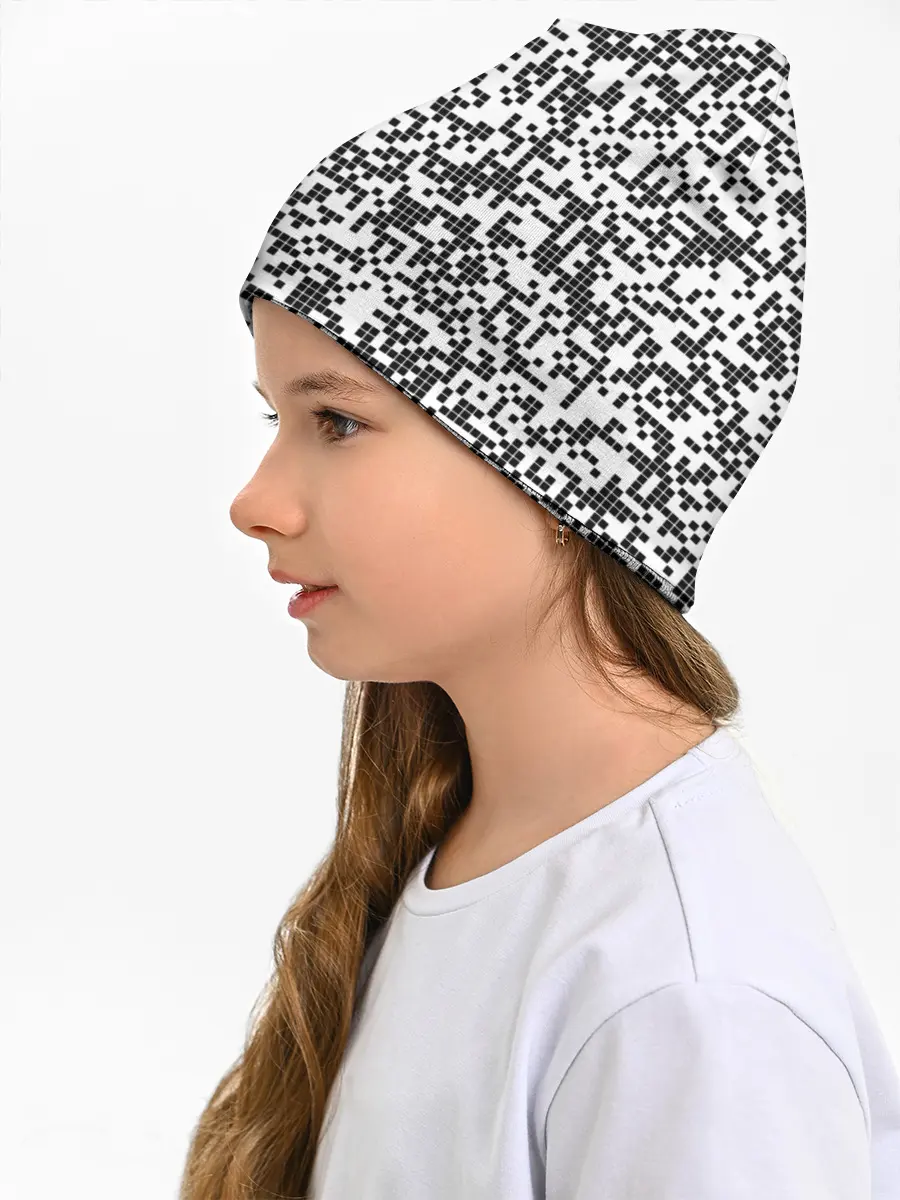 Детская шапка / Пиксельный Узор