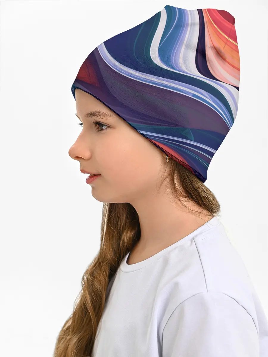 Детская шапка / Colored lines