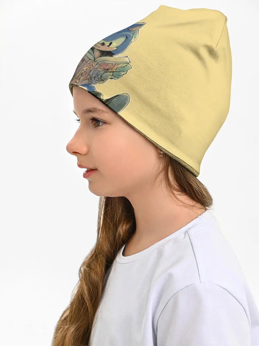 Детская шапка / Соник с книжкой