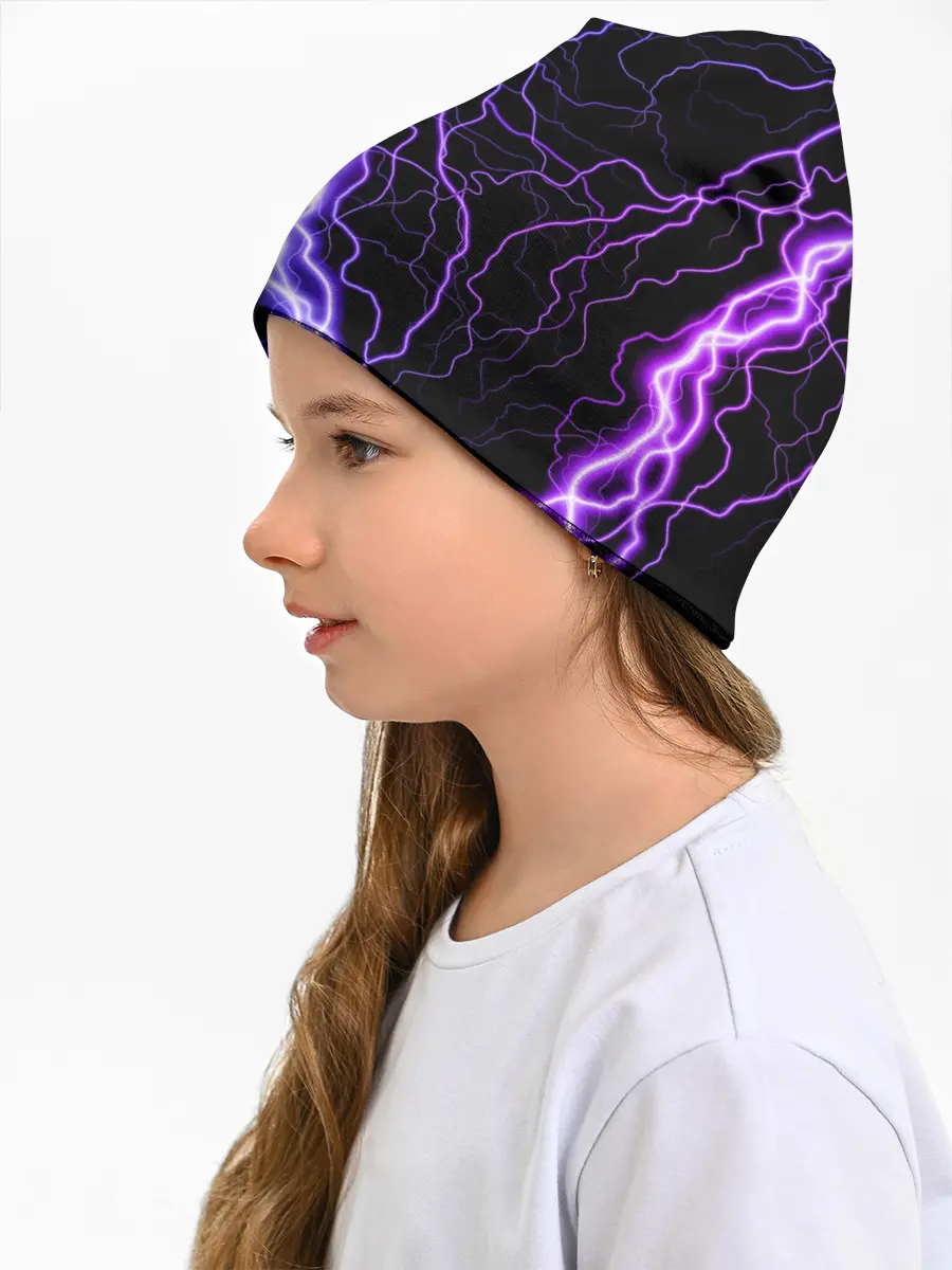 Детская шапка / НЕОНОВАЯ МОЛНИЯ / ГРОЗА