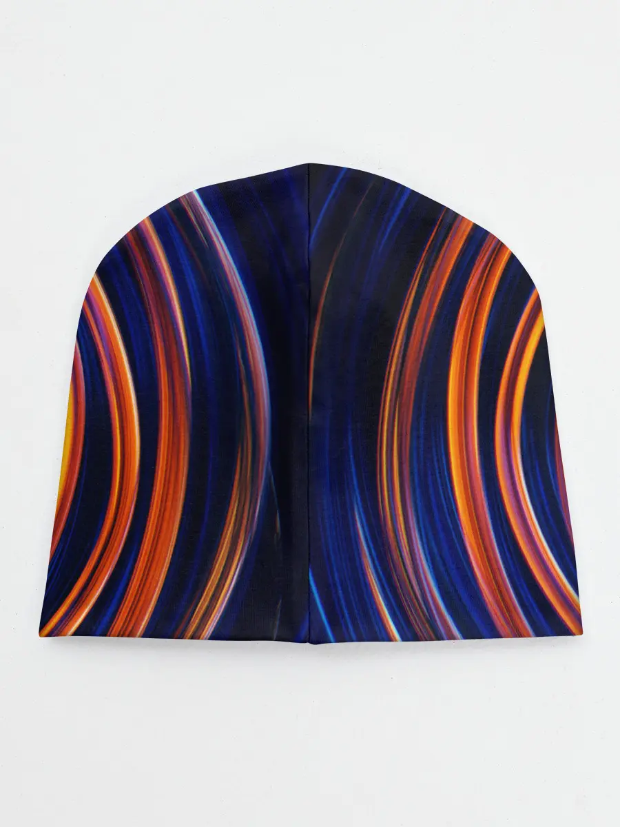 Детская шапка / Круги неоновые