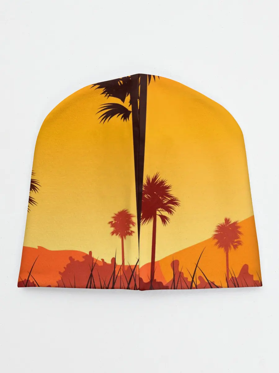 Детская шапка / Лето, Пальмы, вечер
