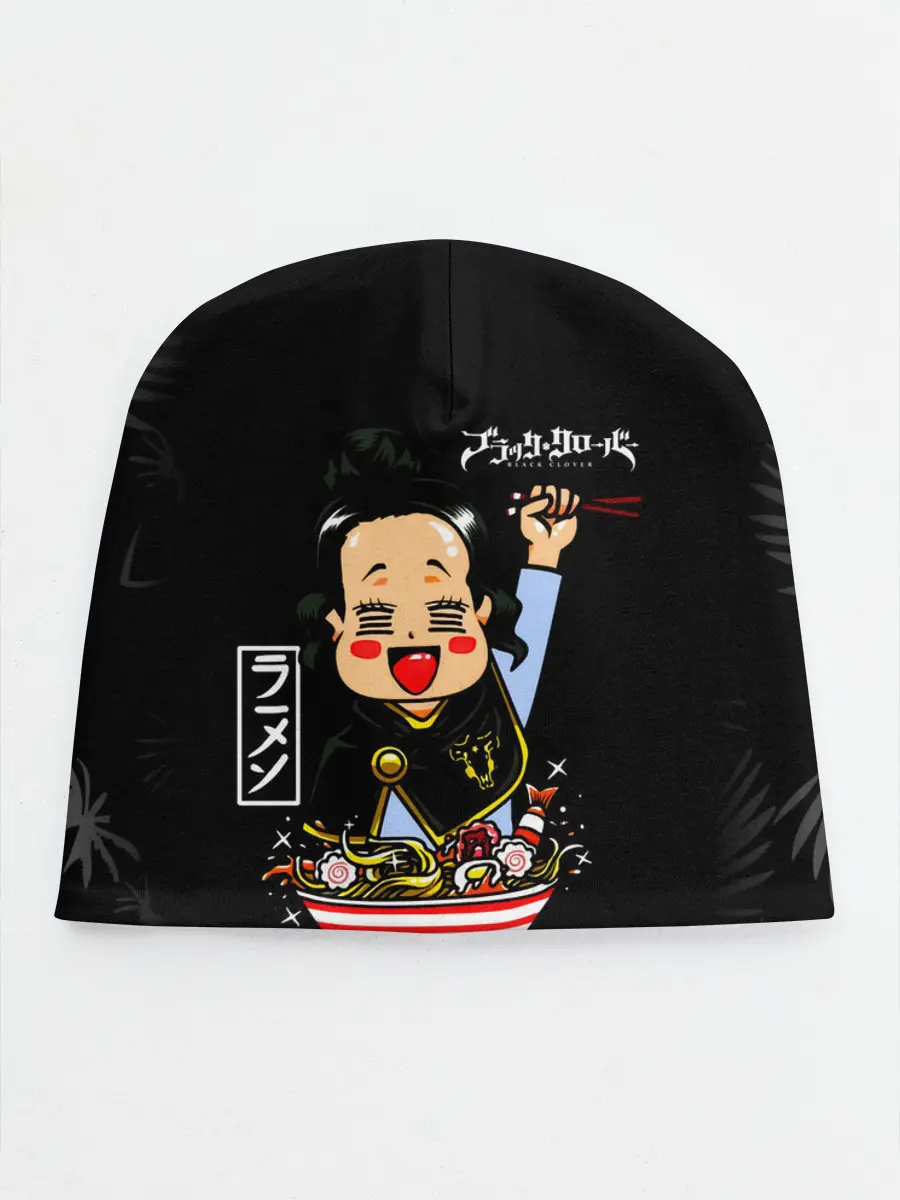 Детская шапка / Чами Паппитсон Чёрный клевер