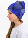 Детская шапка / Синие круги